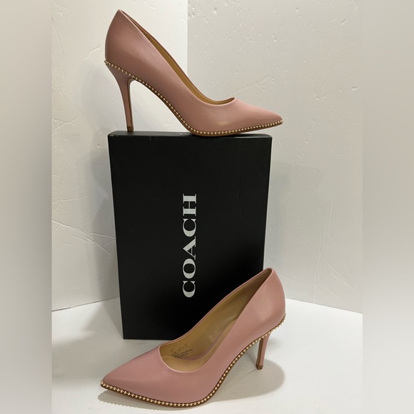 NWT 🖤 COACH HIGH HEELS✨size - 6.5 - Picture 5 of 9